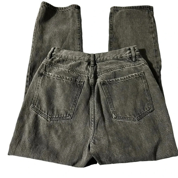 Pacsun women's black dad jean size 27, distressed - Picture 2 of 5